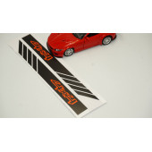 4X4 Off Road Arazi Aracı Yan Aynalar Selefon Kaplama Sticker Seti - 5