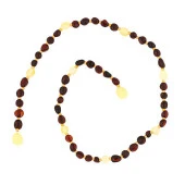 Bebek Damla Kehribar Diş Kolye thumbnail 5