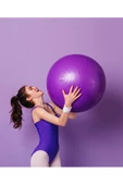 Dayanıklı Yüksek Kalite Şeffaf Fitilli Pilates Topu Ve Pompa Seti Denge,Aerobik,Yoga,Fitness Topu - 5