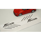 Fiesta Yan Aynalar Selefon Kaplama Sticker Seti - 4