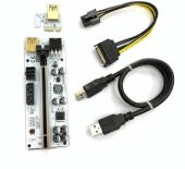 OEM Riser V010-X 8 Kapasitörlü V10 Yükseltici PCI-E X1 to X16 Mining - 4