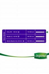 Depend Emici Külot 10'lu Orta Boy Kadın - 2'li Paket - 4