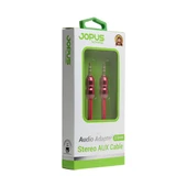 Jopus Kaliteli 3,5mm Aux Kablosu - Kırmızı thumbnail 1