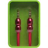 Jopus Kaliteli 3,5mm Aux Kablosu - Kırmızı thumbnail 3