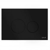 VitrA Origin Mekanik Kumanda Paneli Siyah Cam 740-1601 - 1