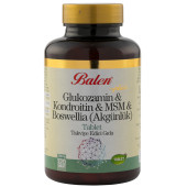 Balen Glukozamin Kondroitin Msm Boswelia Tablet 1200 Mg 120 Tablet Takviye Edici Gıda 120 Tablet  1 kutu - 1