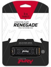 1TB KINGSTON FURY Renegade M.2 NVMe PCIe 4.0 SFYRS/1000G 6000/7300MB/s - 1
