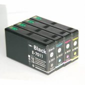 Epson T7011 / 12 / 13 / 14 XXL Muadil Kartuş Takım/ WP-4015dn /WP-4095DN /WP-4515dn /WP-4525dnf /WP-4535dwf /WP-4545dtwf /WP-4595dnf - 1