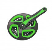 Hsgl Bisiklet 42x34x24 170mm Siyah Yeşil Aynakol Bisiklet Yedek Parça Aksesuar - 1