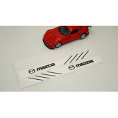 Mazda Yan Aynalar Selefon Kaplama Sticker Seti - 3
