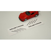 Mustang Yan Aynalar Selefon Kaplama Sticker Seti - 3
