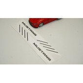 Mustang Yan Aynalar Selefon Kaplama Sticker Seti - 5