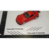 Mustang Yan Aynalar Selefon Kaplama Sticker Seti - 6