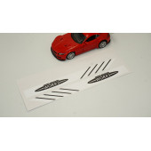 Mini John Cooper Works Yan Aynalar Selefon Kaplama Sticker Seti - 3