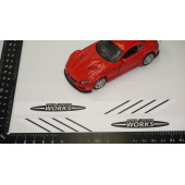 Mini John Cooper Works Yan Aynalar Selefon Kaplama Sticker Seti - 6