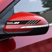 Nissan Yan Aynalar Selefon Kaplama Sticker Seti - 1