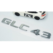DK Tuning GLC 43 Bagaj Krom ABS 3M 3D Yazı Logo Benz İle Uyumlu - 3