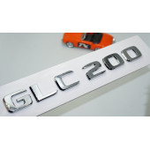 DK Tuning GLC 200 Bagaj Krom ABS 3M 3D Yazı Logo Benz İle Uyumlu - 1