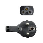 Vcom 0.50MM2 Notebook 1.8 Metre Power Elektrik Kablosu thumbnail 2