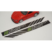Peugeot Sport Yan Aynalar Selefon Kaplama Sticker Seti - 4