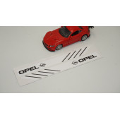 Opel Yan Aynalar Selefon Kaplama Sticker Seti - 3