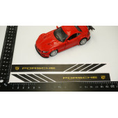 Porsche Yan Aynalar Selefon Kaplama Sticker Seti - 6