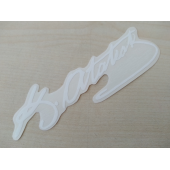 K. ATATÜRK STİCKER Beyaz 12,5x3,5cm ATATÜRK İMZASI STİCKER, ATATÜRK ETİKETİ, ATATÜRK ÇIKARTMASI - 1