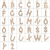 925 Ayar Gümüş Rose J Harfi Kadın Gümüş Kolye thumbnail 2