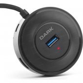 DARK Connect Master 4 Port USB 3.0 USB Hub Siyah DK-AC-USB344 - 3