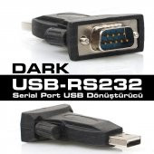 DARK USB 2.0 Uyumlu RS232 Seri Port Dönüştürücü Soket DK-AC-USB2RS232 - 1