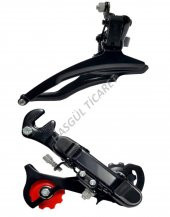 Hsgl Bisiklet Vites Kolu Siyah Ön Attırıcı Arka Attırıcı Zincir Set Bisiklet Yedek Parça Aksesuar - 5