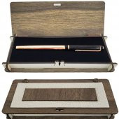 Deri Kutulu Bakır Roller Kalem - 1