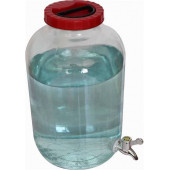 Cam Sebil. Damacana. Şerbetlik. Yağdanlık Musluklu 5 Litre - 1