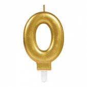 0 Rakam Mum Gold Renk - 1