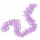 Lila Renk Kabarık Tüylü Otriş Boa Dekorasyon Tüy 180 cm - 1