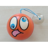 EMOJİ AYNA SÜSÜ TURUNCU, EMOJİ ASKI SÜSÜ (EMOJİ TOP SÜS) ASMA SÜSÜ, ANAHTARLIK MASKOT - 1