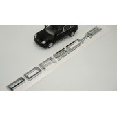 Porsche Bagaj Yazı Logo Parlak Krom Renk Orjinal Ürün - 3