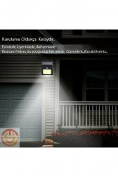Hareket Sensörlü Solar 48 Led Bahçe Lambası - 4