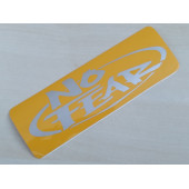 NO FEAR STİCKER Sarı 19.5x6.5cm KORKU YOK - NO FEAR LOGOSU - NO FEAR ETİKETİ - NO FEAR ÇIKARTMASI - 1