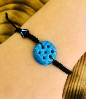 Asansörlü Yedigöz Süryani Nazar Boncuğu Bayan Bileklik - 1