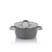 Schafer Millard Yanmaz Yapışmaz Tencere Seti 7 Parça-Gri - 4