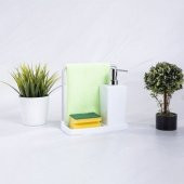 Nandy Home Primanova Luna Sıvı Sabunluk Beyaz - 3