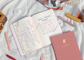 17X24 Keten Noktalı Bullet Journal Defter Koala - 9