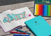 17X24 Keten Noktalı Bullet Journal Defter Koala - 10