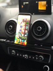 Audi A3 Telefon Tutucu Metal (2012 Model Sonrası) - 2