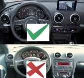 Audi A3 Telefon Tutucu Metal (2012 Model Sonrası) - 7