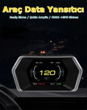 NKT GROUP  P17 Hud Head Up Display Obd ve Gps Destekli  Fonksiyon Araç Data Yansıtıcı Gösterge Ekran - 1
