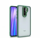 Gpack Xiaomi Redmi Note 8 Pro Kılıf Flora Sert Silikon Arkası Cam Şeffaf - 5