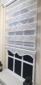 Zebra Stor Perde Efektli Etek Dilimli ST 033  Ekru 130 x 260 - 1