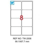 Tanex Tw-2008 99 x 67 Mm Etiket - 2